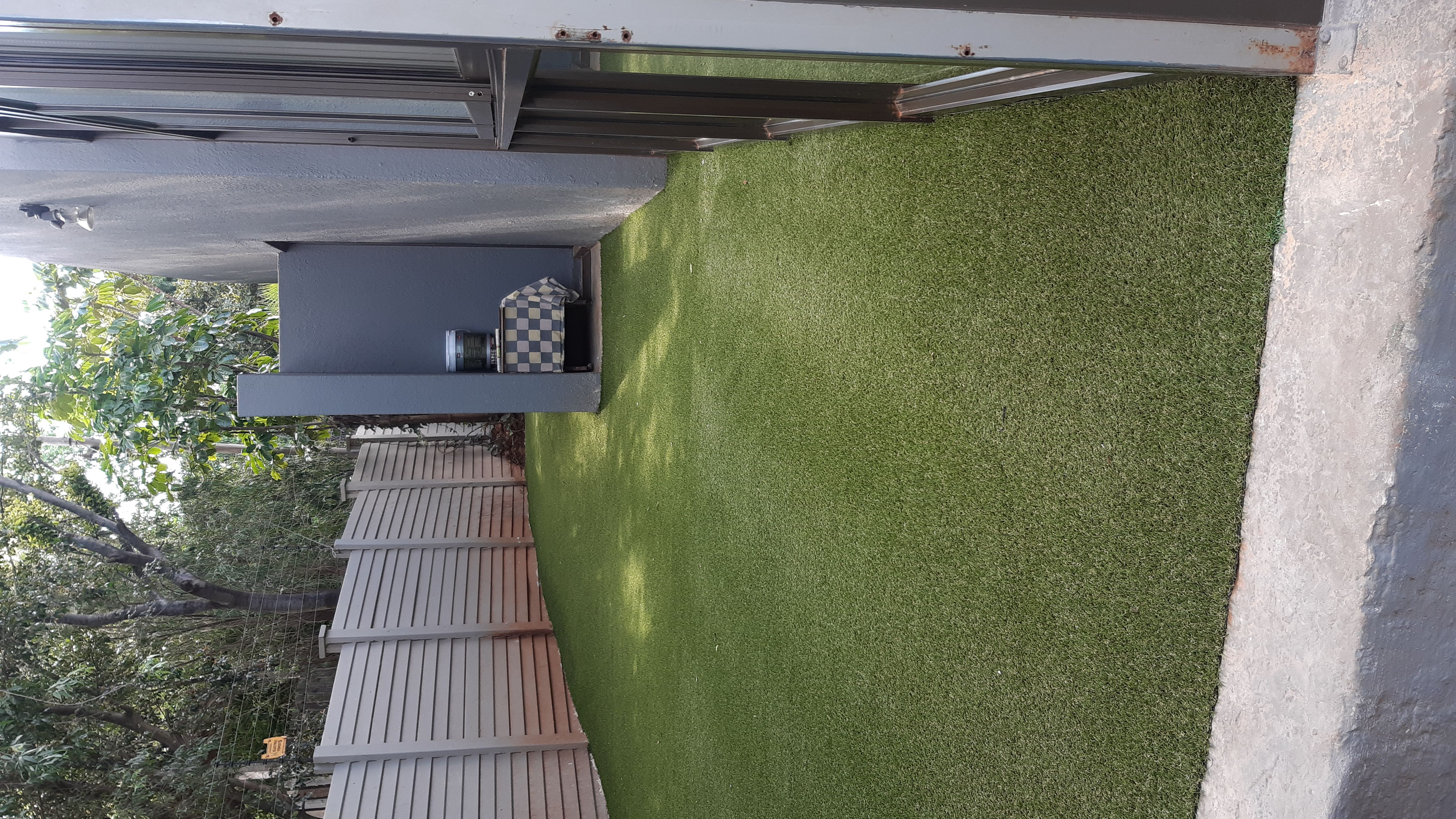 Eco-friendly artificial grass garden in Krugersdorp